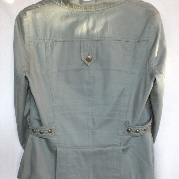 Khaki Jacket with Metal Embellishments - Picture 3 of 3